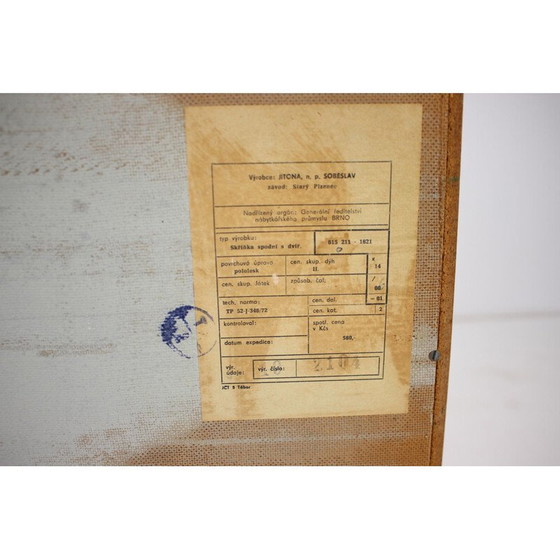 Image 1 of Vintage buffetkast van houtfineer en aluminium van Hubert Nepožitek en Bohumil Landsman voor Jitona, 1960