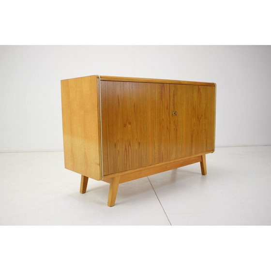 Image 1 of Vintage buffetkast van houtfineer en aluminium van Hubert Nepožitek en Bohumil Landsman voor Jitona, 1960