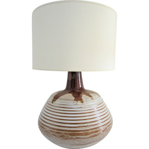 Vintage Italiaanse lamp van geglazuurd keramiek, 1970