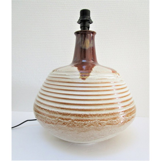 Image 1 of Vintage Italiaanse lamp van geglazuurd keramiek, 1970