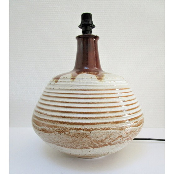 Image 1 of Vintage Italiaanse lamp van geglazuurd keramiek, 1970