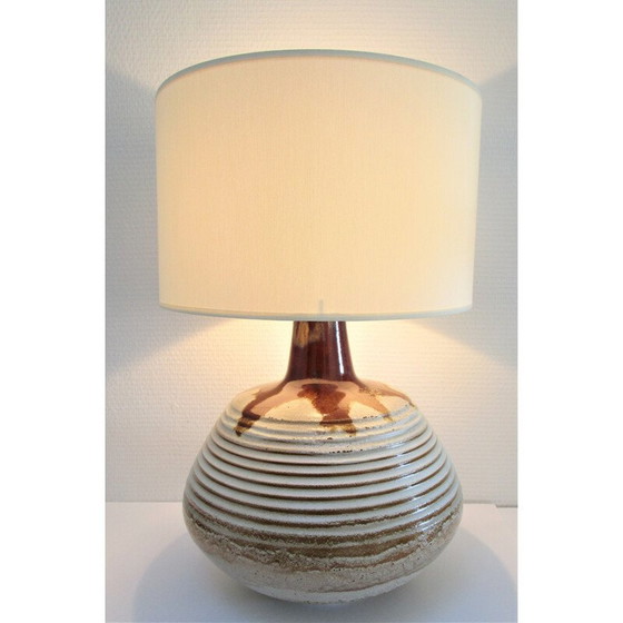 Image 1 of Vintage Italiaanse lamp van geglazuurd keramiek, 1970