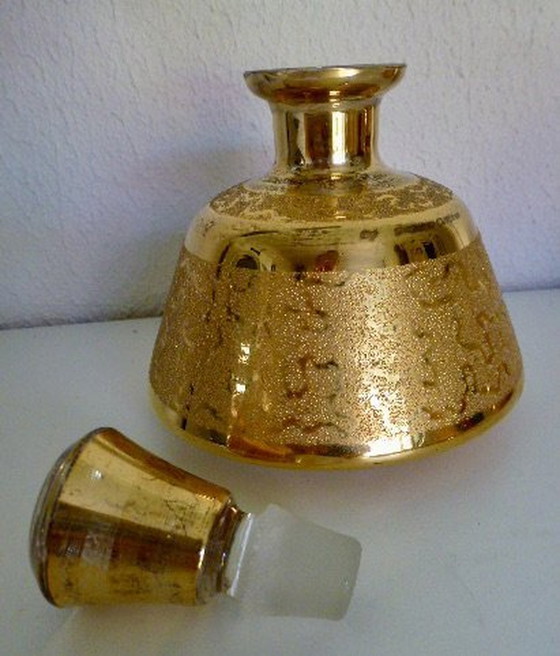 Image 1 of Vintage Boudoir Set / Toiletset / Dressing Set, Filigrain Goud.