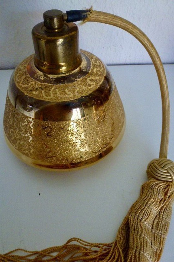 Image 1 of Vintage Boudoir Set / Toiletset / Dressing Set, Filigrain Goud.