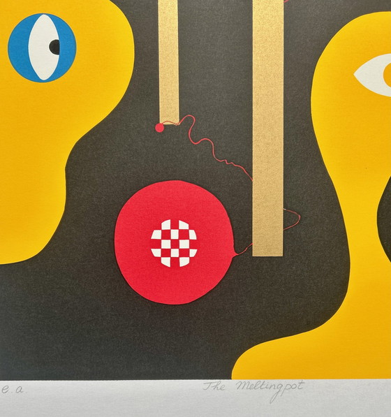 Image 1 of Zeefdruk Trudy Bersma - The Meltingpot