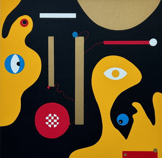 Image 1 of Zeefdruk Trudy Bersma - The Meltingpot