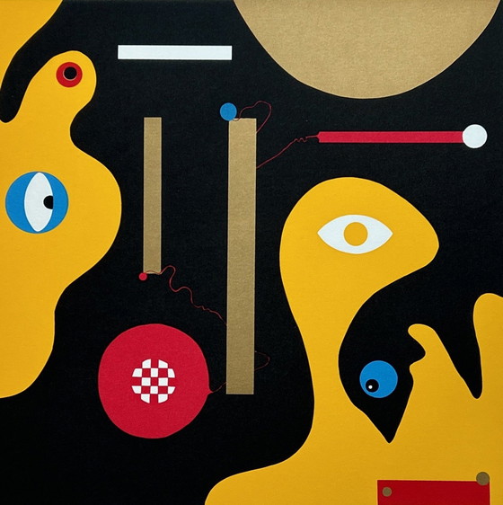 Image 1 of Zeefdruk Trudy Bersma - The Meltingpot