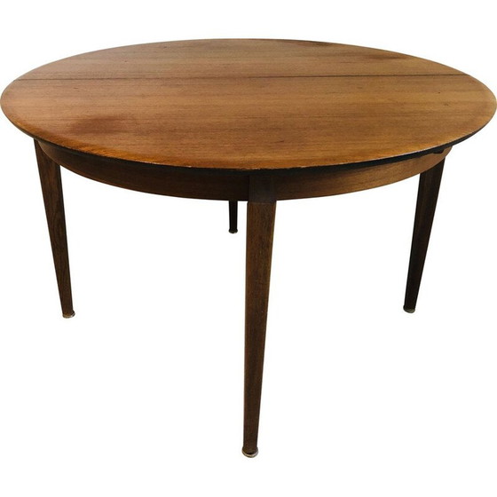 Image 1 of Vintage teakhouten eettafel, Scandinavisch 1960