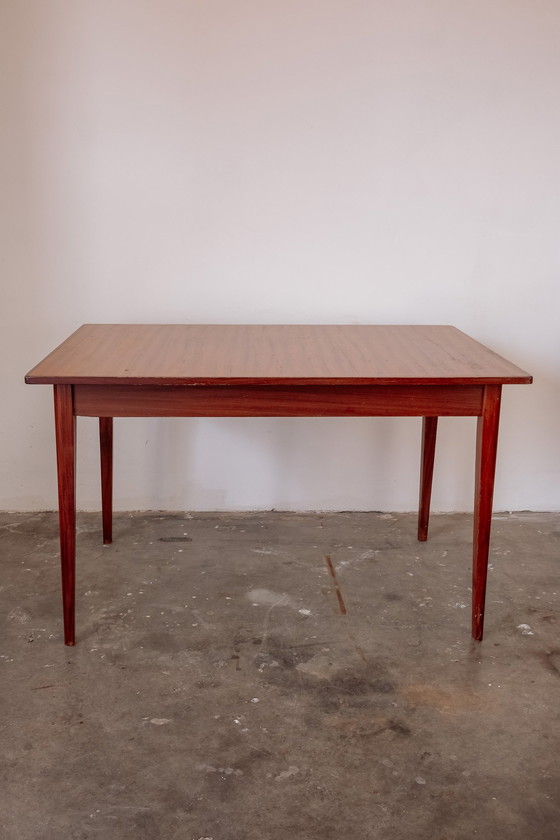Image 1 of Vintage Uitschuifbare Eettafel Jaren 60