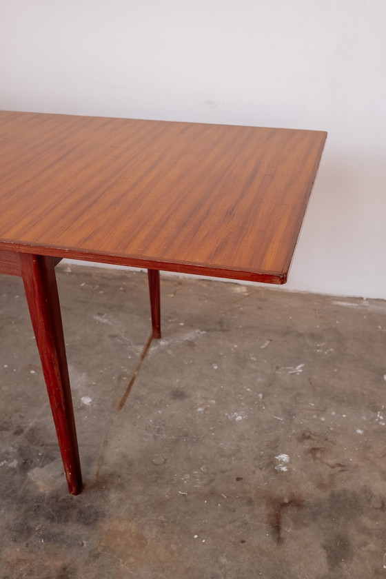 Image 1 of Vintage Uitschuifbare Eettafel Jaren 60