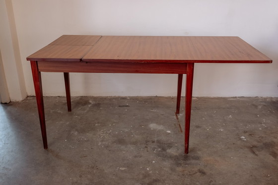 Image 1 of Vintage Uitschuifbare Eettafel Jaren 60