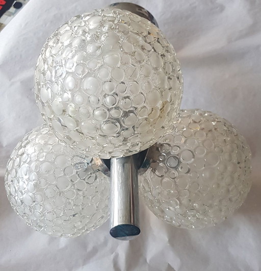 Vintage Bellenplafondlamp van Essig Richard