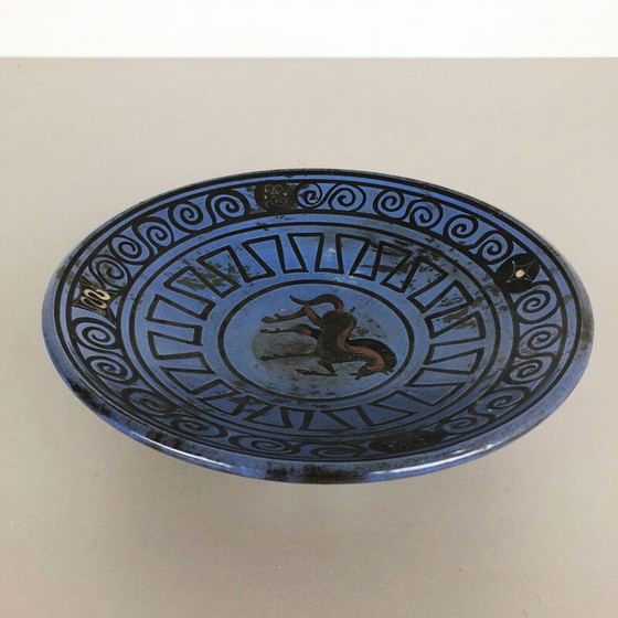 Image 1 of Vintage keramisch bord door Hans Welling voor Ceramano, Duitsland 1960