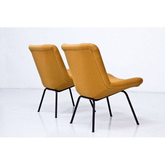 Image 1 of Paar vintage lehto fauteuils van Carl Gustaf Hiort, 1950