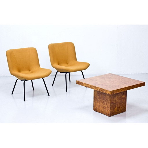 Paar vintage lehto fauteuils van Carl Gustaf Hiort, 1950