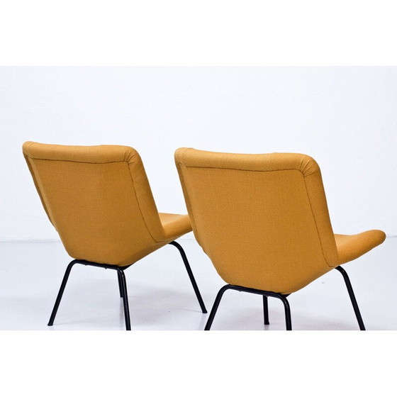 Image 1 of Paar vintage lehto fauteuils van Carl Gustaf Hiort, 1950