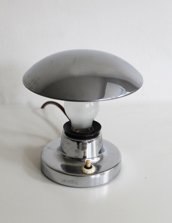 Image 1 of Paar 1950's modernistische tafellampen