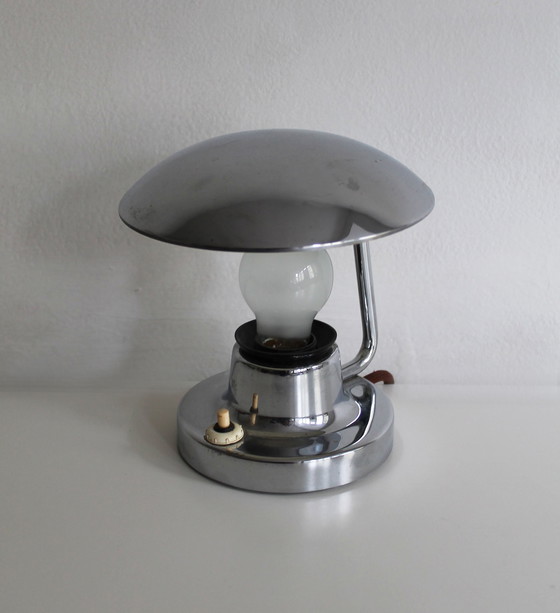 Image 1 of Paar 1950's modernistische tafellampen