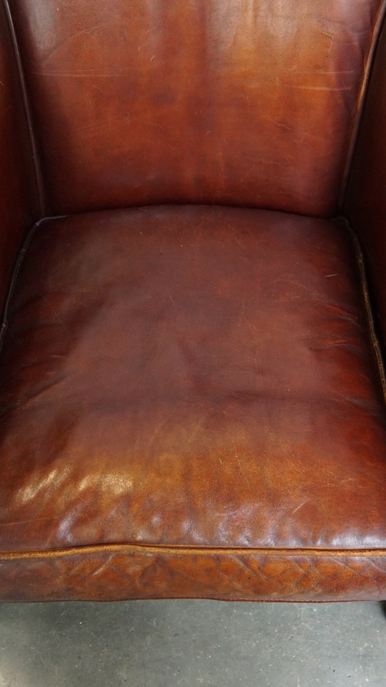 Image 1 of Schapenleren Clubfauteuil