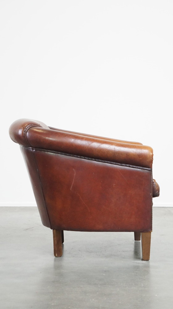 Image 1 of Schapenleren Clubfauteuil