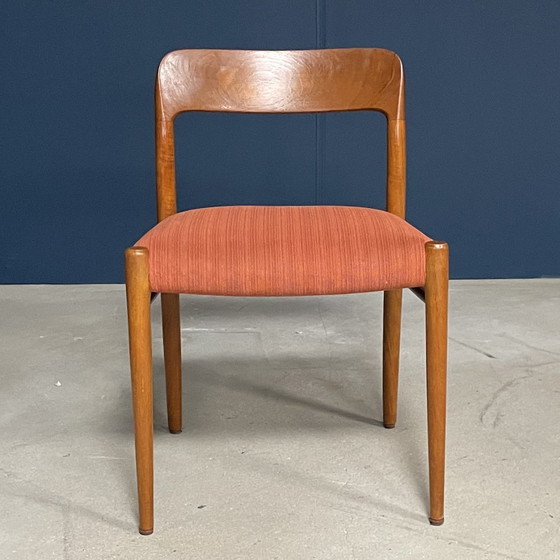 Image 1 of Vintage Eetkamerstoelen- Niels Otto Møller – Model 75 – Jaren 60