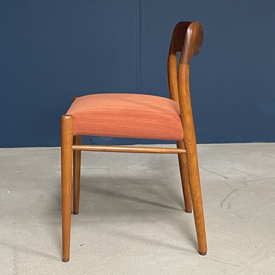 Image 1 of Vintage Eetkamerstoelen- Niels Otto Møller – Model 75 – Jaren 60