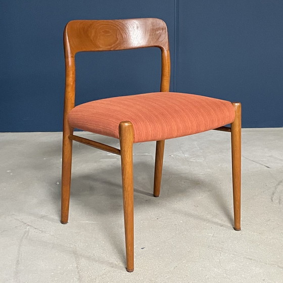 Image 1 of Vintage Eetkamerstoelen- Niels Otto Møller – Model 75 – Jaren 60