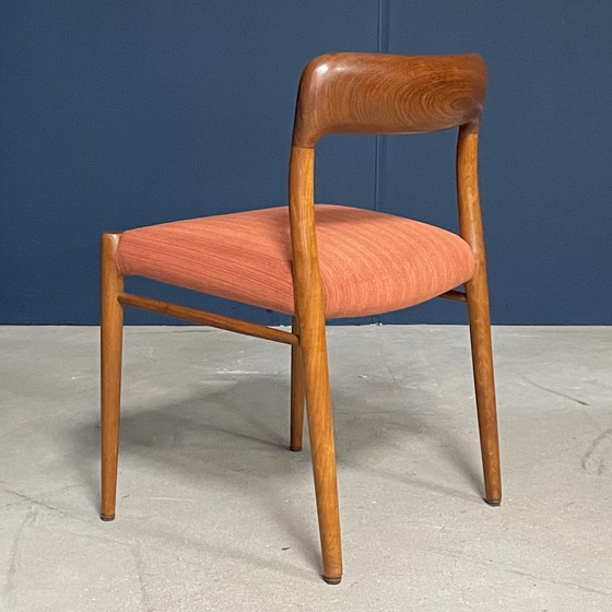 Image 1 of Vintage Eetkamerstoelen- Niels Otto Møller – Model 75 – Jaren 60