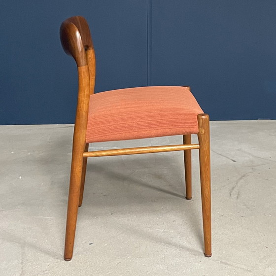 Image 1 of Vintage Eetkamerstoelen- Niels Otto Møller – Model 75 – Jaren 60