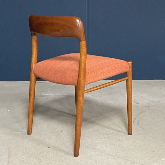 Image 1 of Vintage Eetkamerstoelen- Niels Otto Møller – Model 75 – Jaren 60