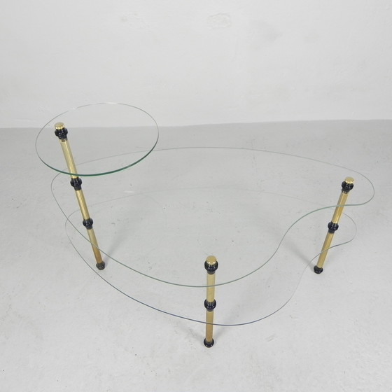 Image 1 of Vintage etagere met 3 glasplaten,
