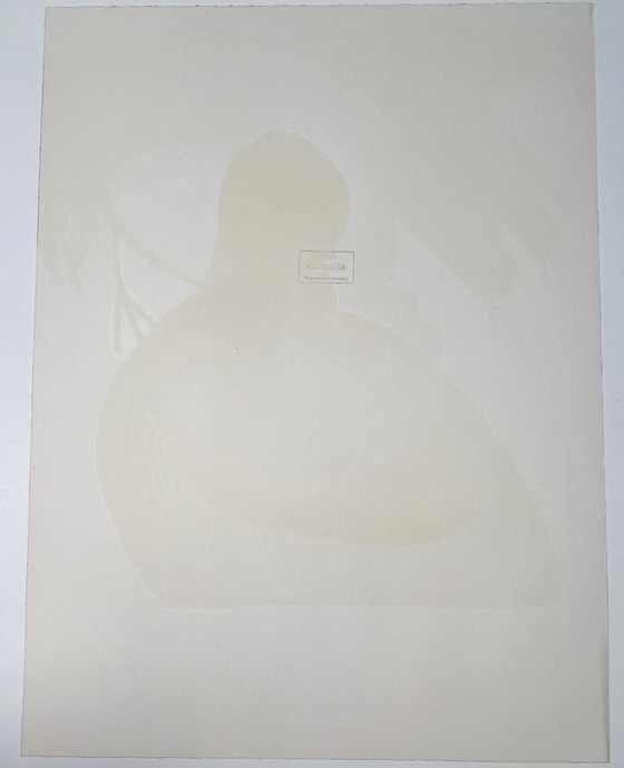 Image 1 of Gesigneerd; Guillaume Corneille Lithografie The Raven 1991 E/A - Le Corbeau - Hommage À Edgar Allan Poe