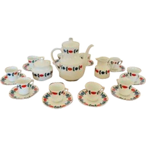Vintage porseleinen koffieset, 1970