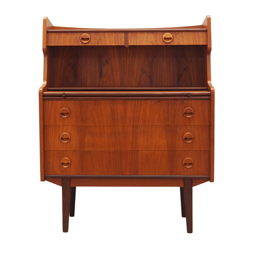 Teakhouten secretaire, Deens ontwerp, 1970S, Productie: Denemarken