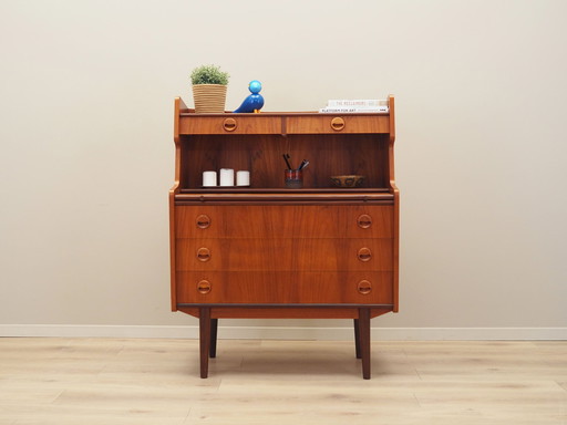 Teakhouten secretaire, Deens ontwerp, 1970S, Productie: Denemarken