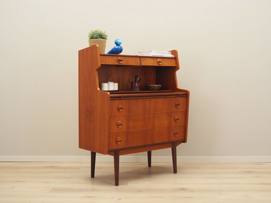 Image 1 of Teakhouten secretaire, Deens ontwerp, 1970S, Productie: Denemarken