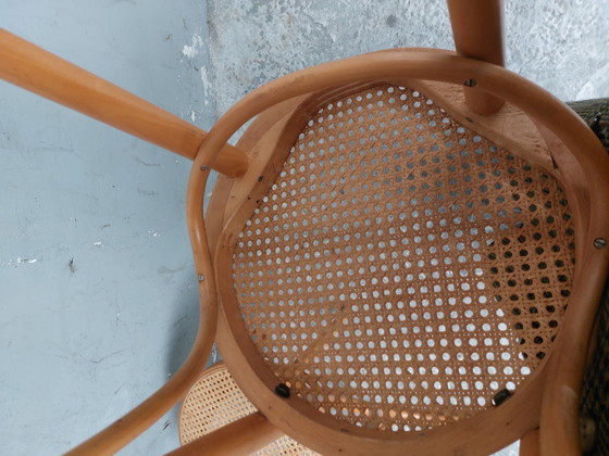 Image 1 of 2 x bentwood Webbing  dining chairs