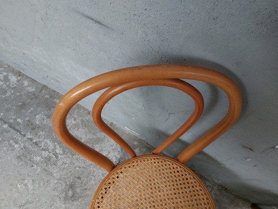 Image 1 of 2 x bentwood Webbing  dining chairs