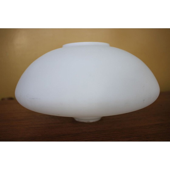 Image 1 of Vintage lamp van glas en metaal, Duitsland 1980