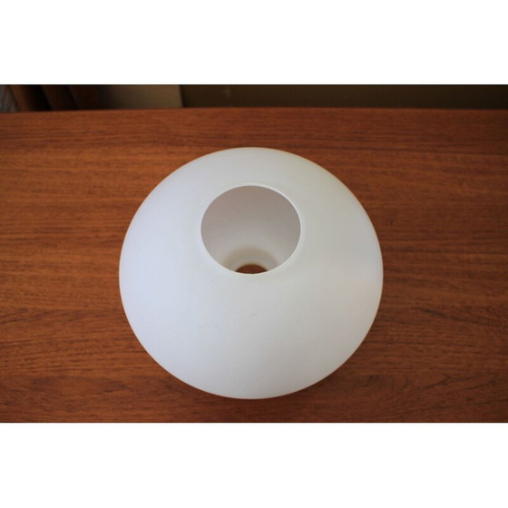 Image 1 of Vintage lamp van glas en metaal, Duitsland 1980