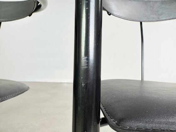 Image 1 of Set van 2 stoelen Canasta Arrben Italy Design Vintage sledestoelen