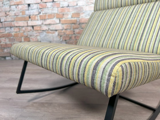 Image 1 of Gus Modern GT Rocker geel gestreept - fauteuil