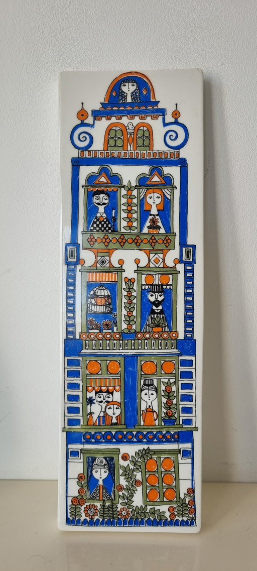 1960s "Huset" Figgjo Fajanse Turi-Design Norway Tile