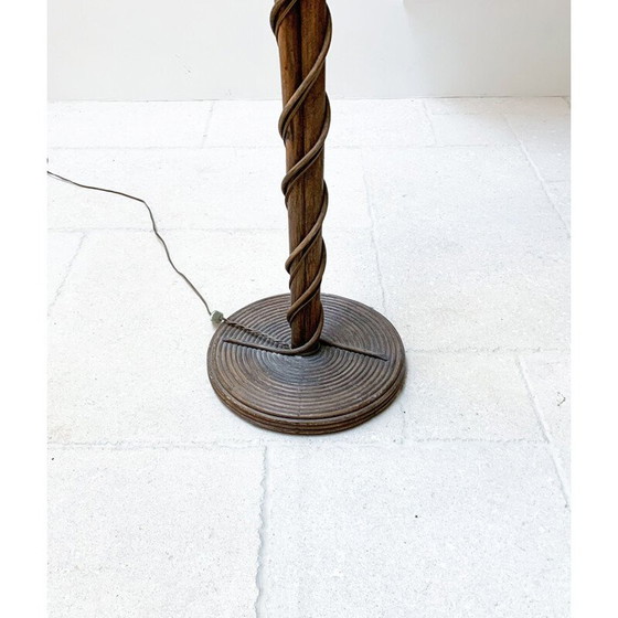 Image 1 of Vintage houten vloerlamp, 1960