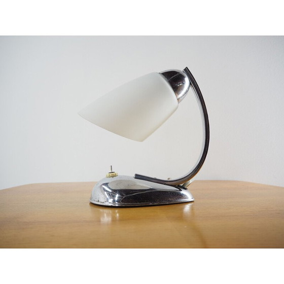 Image 1 of Vintage chromen art deco lamp, Tsjecho-Slowakije 1930