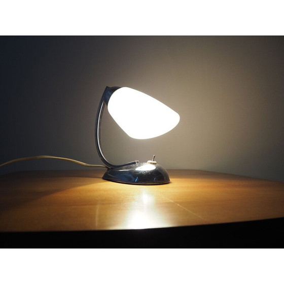 Image 1 of Vintage chromen art deco lamp, Tsjecho-Slowakije 1930