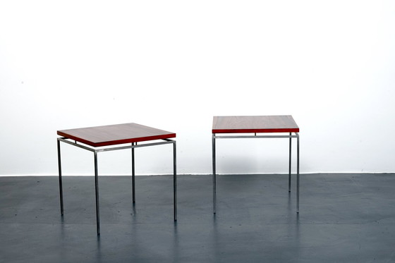 Image 1 of Vintage architect bijzettafels van Knud Joos voor Jason Møbler, 1950, set van 2
