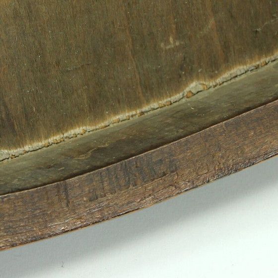 Image 1 of Vintage eikenhouten bureaustoel van Thonet, Tsjecho-Slowakije, jaren 1930