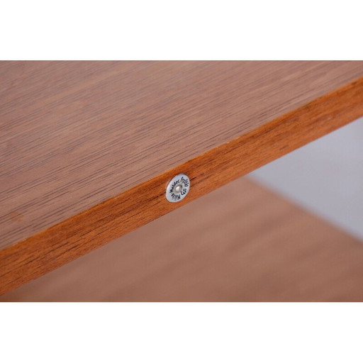 Vintage Bauhaus beuken en chromen salontafel van Mücke Melder, Tsjecho-Slowakije 1930