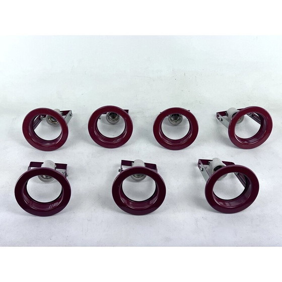 Image 1 of Set van 7 vintage spots van Stilnovo, Italië 1960